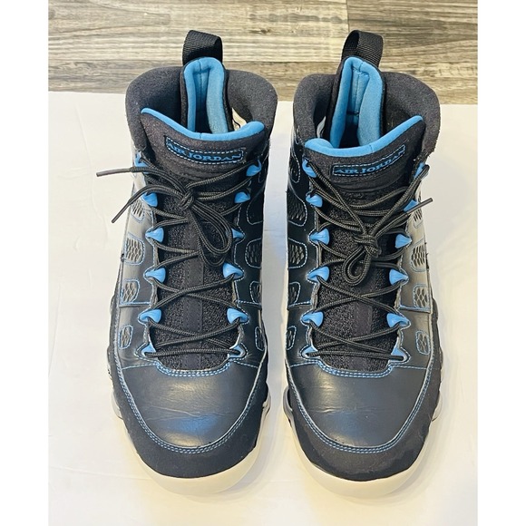 Nike Air Jordan 9 Retro Photo Blue Black Mens 10.5 302370-007 Shoes Sneakers main image 5